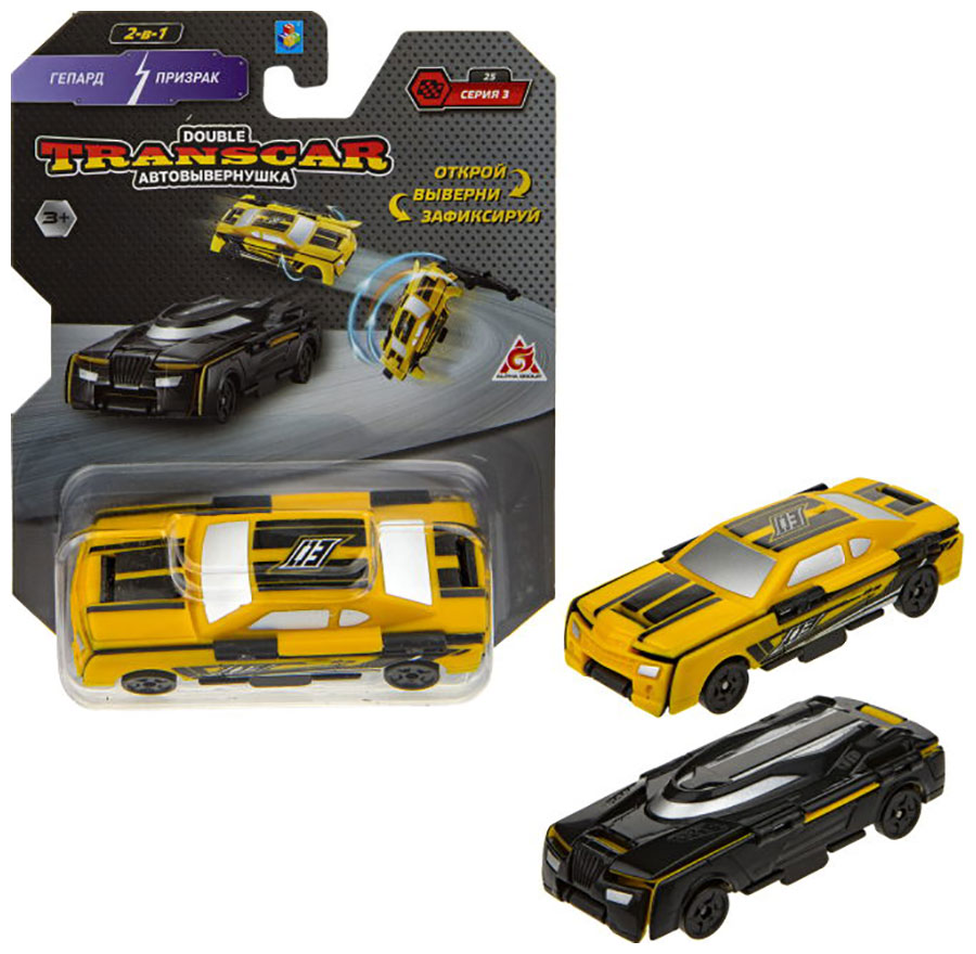 Изображение товара Детская трансформирующая игрушка Машинка Toy Гепард 1toy Transcar Double Изображение товара Детская трансформирующая игрушка Машинка Toy Гепард 1toy Transcar Double