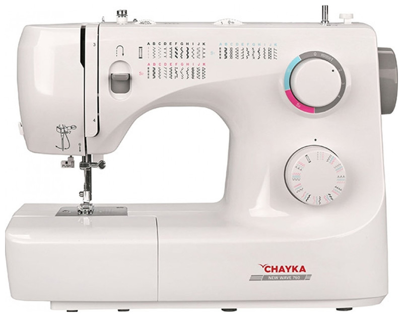 Изображение товара Швейная машина Chayka NEW WAVE 760 с 34 операциями и автоматической петлёй Изображение товара Швейная машина Chayka NEW WAVE 760 с 34 операциями и автоматической петлёй