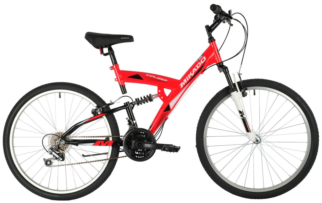 Велосипед Mikado 26'' EXPLORER красный, сталь, размер 18'' 26SFV.EXPLORER.18RD2