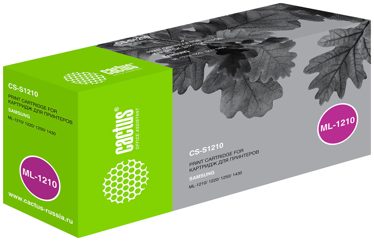 Изображение товара Картридж Cactus CS-S1210 (ML-1210D3) для принтеров SAMSUNG ML-1210/1220/1250/1430. 2500 стр