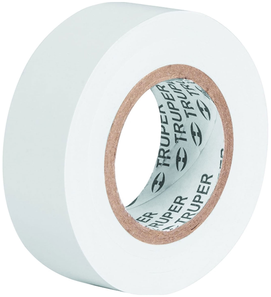 

Изолента Truper 18 м, ширина 19 мм, акрил, белая M-33B 12506, Белый
