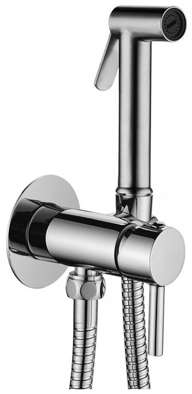 Изображение товара Смеситель с гигиеническим душем Paffoni Tweet Round ZDUP110CR с внутренней частью хром