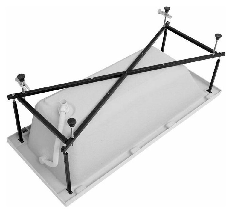 Изображение товара Каркас сварной для акриловой ванны Aquanet Bright 165x70 черный (00229218)