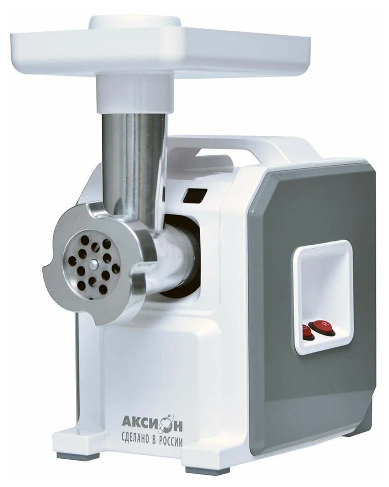 Изображение товара Мясорубка Аксион М 43. 03 белая - мощная и стильная для домашнего использования