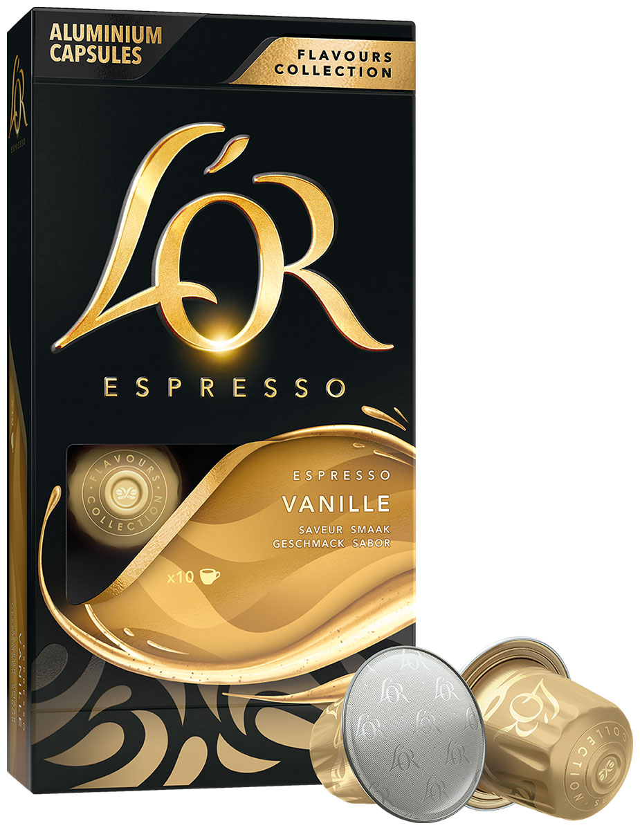 Кофе капсульный Nespresso L'OR Espresso Vanilla 10х5,2г Кофе капсульный Nespresso L'OR Espresso Vanilla 10х5,2г