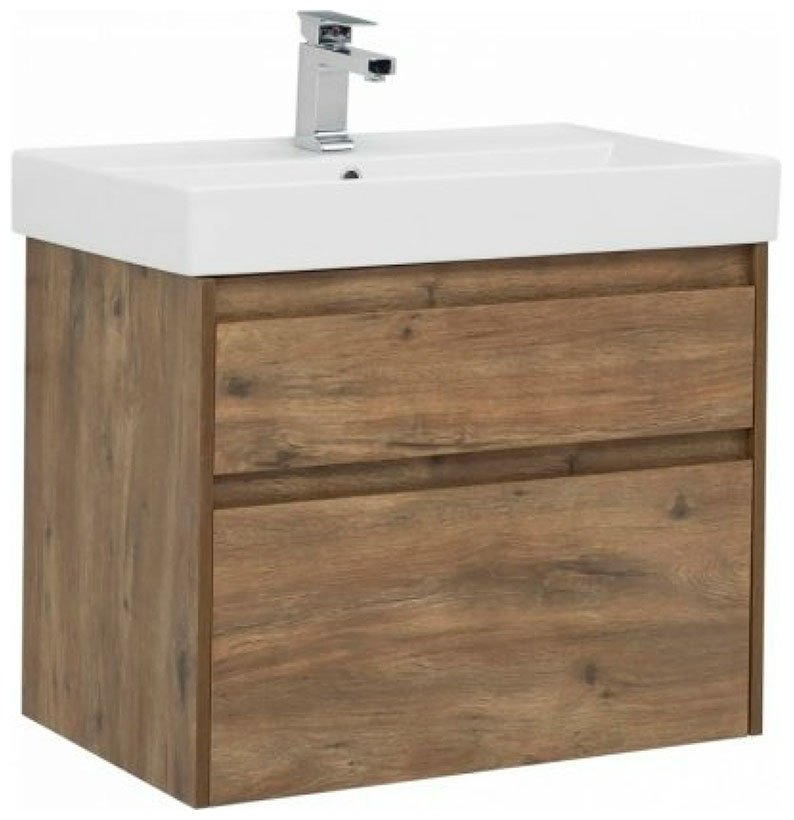 

Тумба под раковину Aquanet Nova Lite 75 дуб рустикальный (2 ящика) коричневый (00249515)