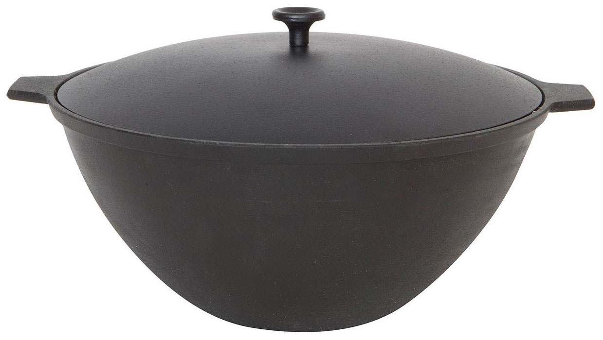 Изображение товара Казан Камская посуда к51 чугунный с алюминиевой крышкой 5л