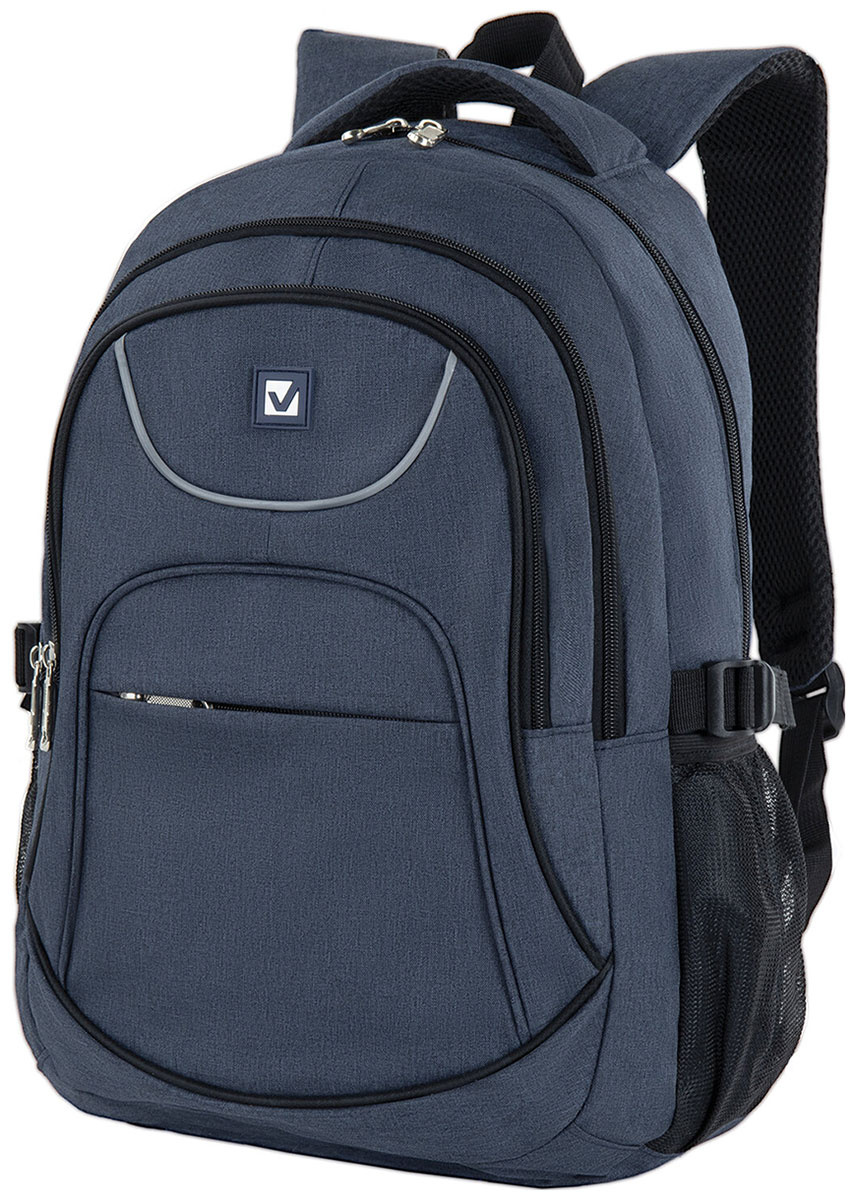 Изображение товара Рюкзак Brauberg универсальный, 3 отделения, темно-синий, 46х31х18 см, 270760