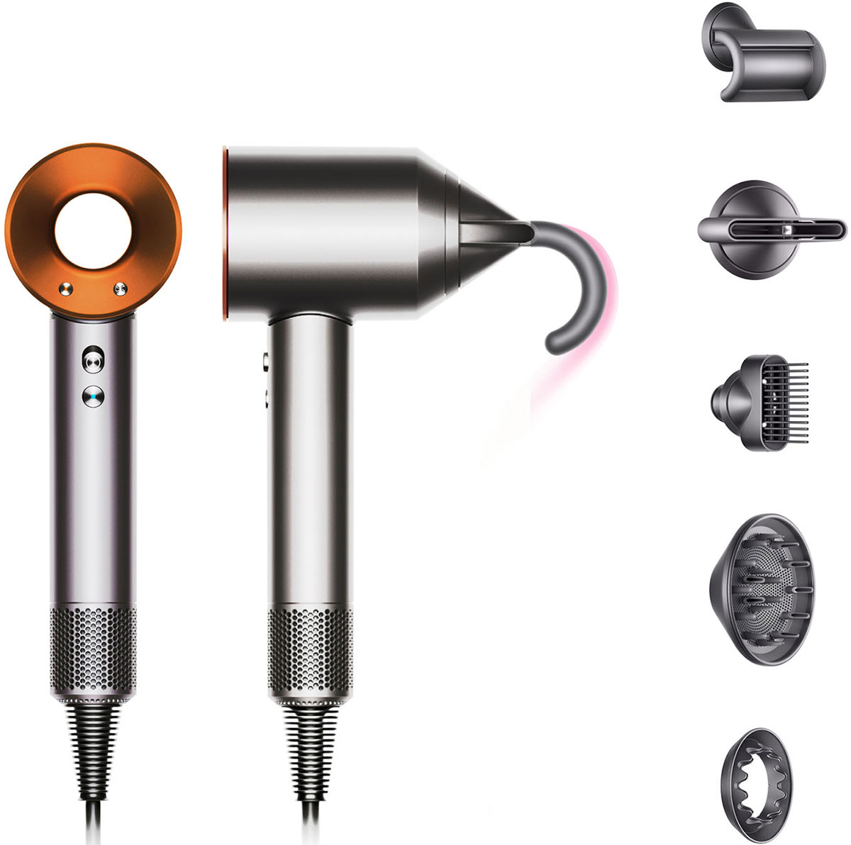 Изображение товара Фен Dyson Supersonic HD07 в цвете Nickel/Copper