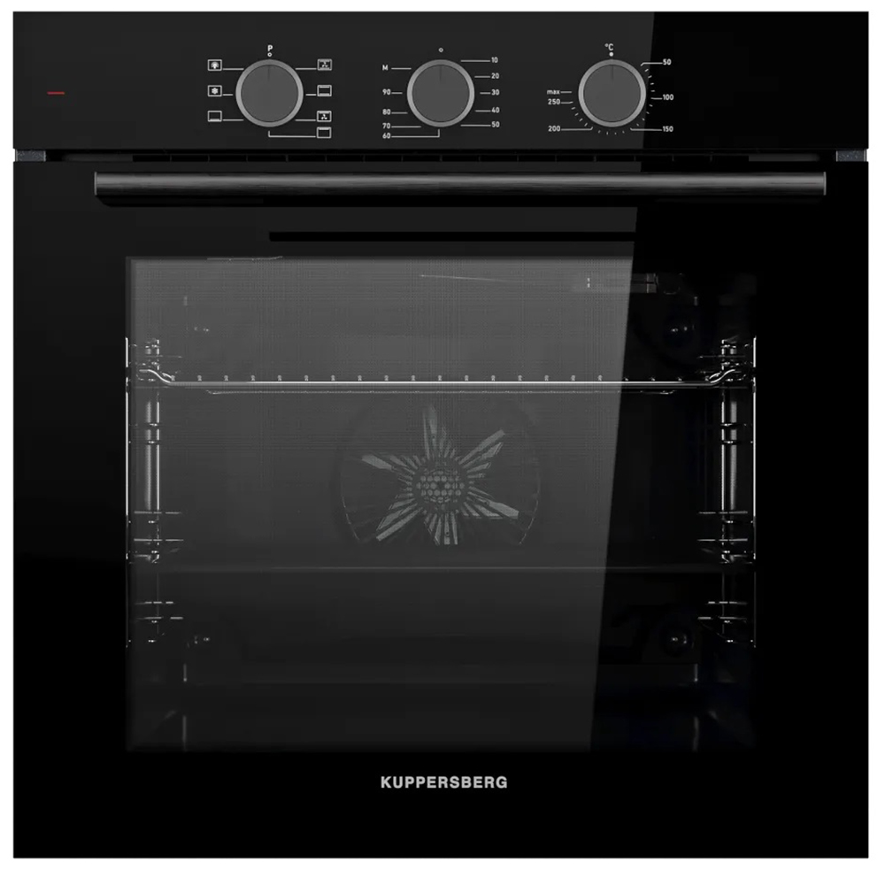 Изображение товара Электрический духовой шкаф Kuppersberg HF 603 B 80 л 6 режимов паровая очистка