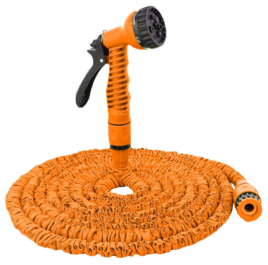 Изображение товара Набор для полива с растягивающимся шлангом Вихрь 30м 73/7/2/27