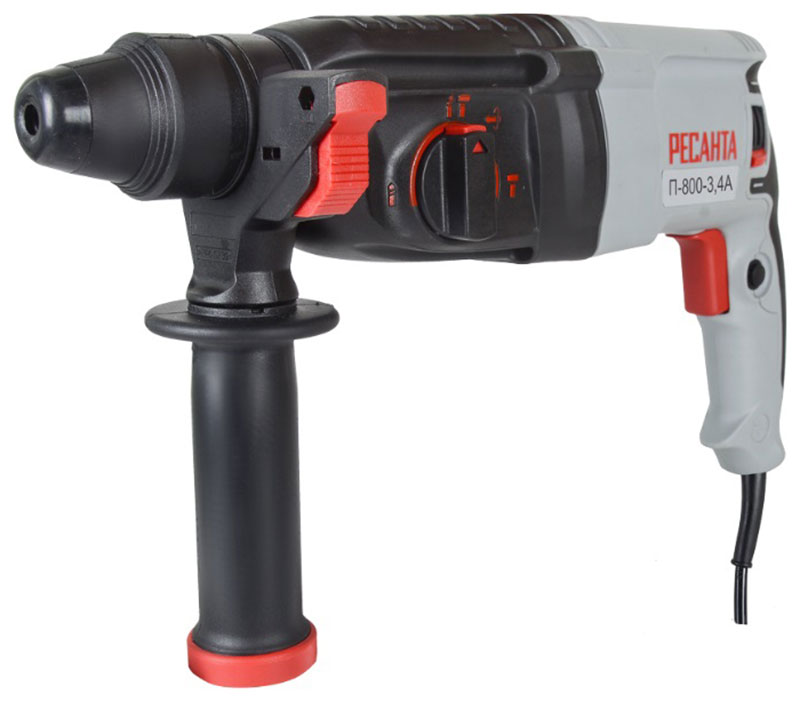 Изображение товара Перфоратор Ресанта П-800-3.4А мощный строительный инструмент для бетона и кирпича