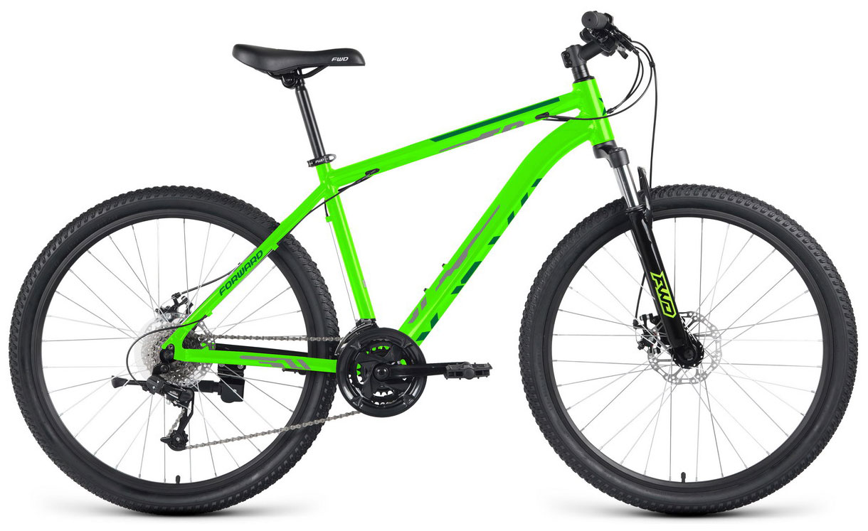 Велосипед Forward KATANA 27.5 D ярко-зеленый/серый IB3F7Q164BGNXGY