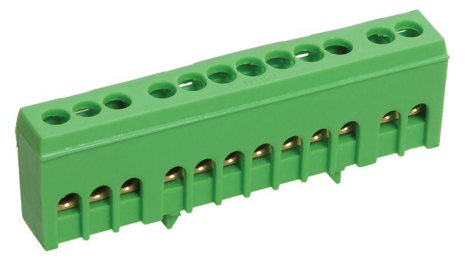 Изображение товара Изделия для электромонтажа IEK Шина PE "земля" в корп. изол. на DIN-рейку ШНИ-6х9-12-К-З