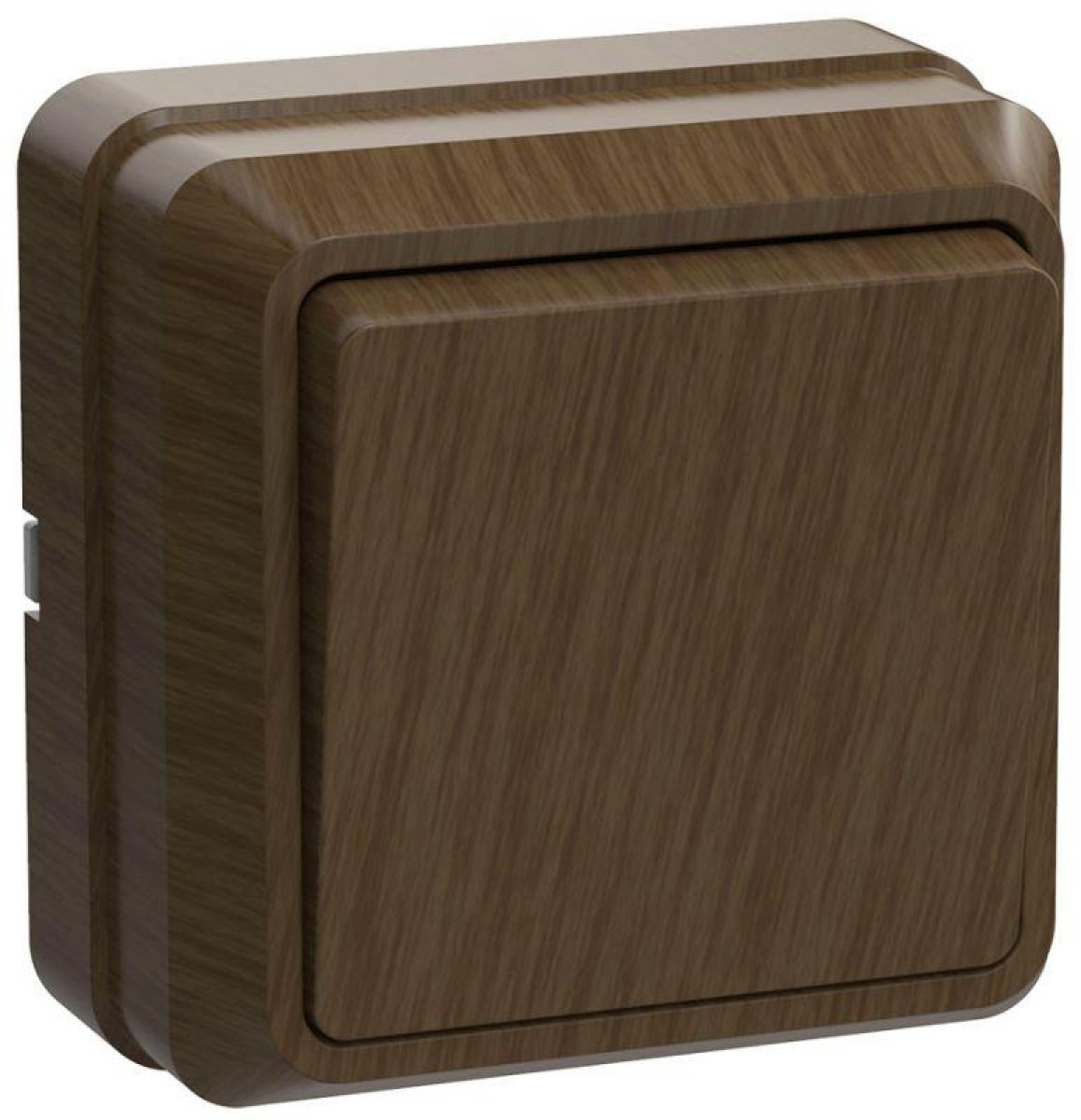 Изображение товара Выключатель 1-кл ОП Октава 10А IP20 IP20-1-0-ОД дуб IEK