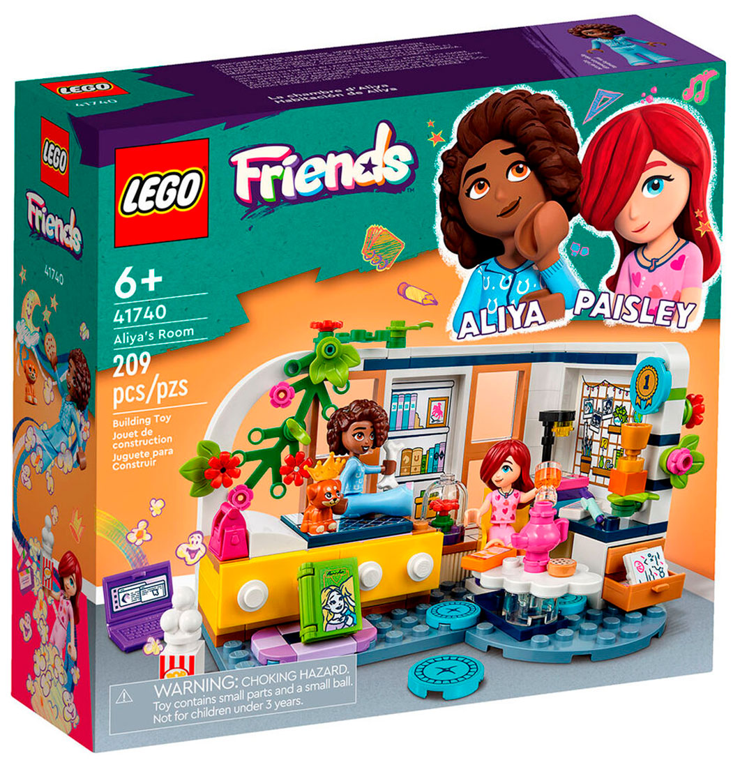 Конструктор Lego Friends Комната Алии (41740) lego friends комната алии игрушка для ночевки мини куколок
