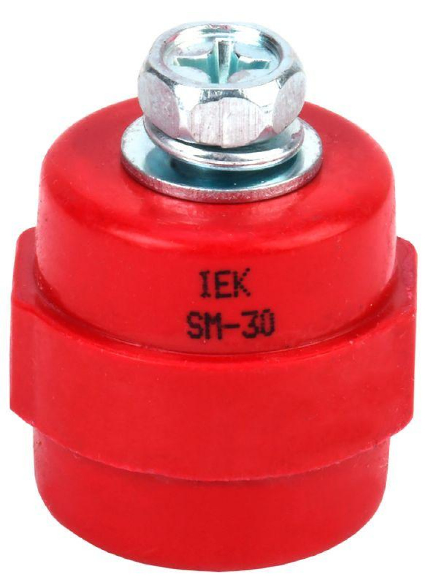 Изображение товара Высоковольтный изолятор IEK SM30 М8 для крепления шин