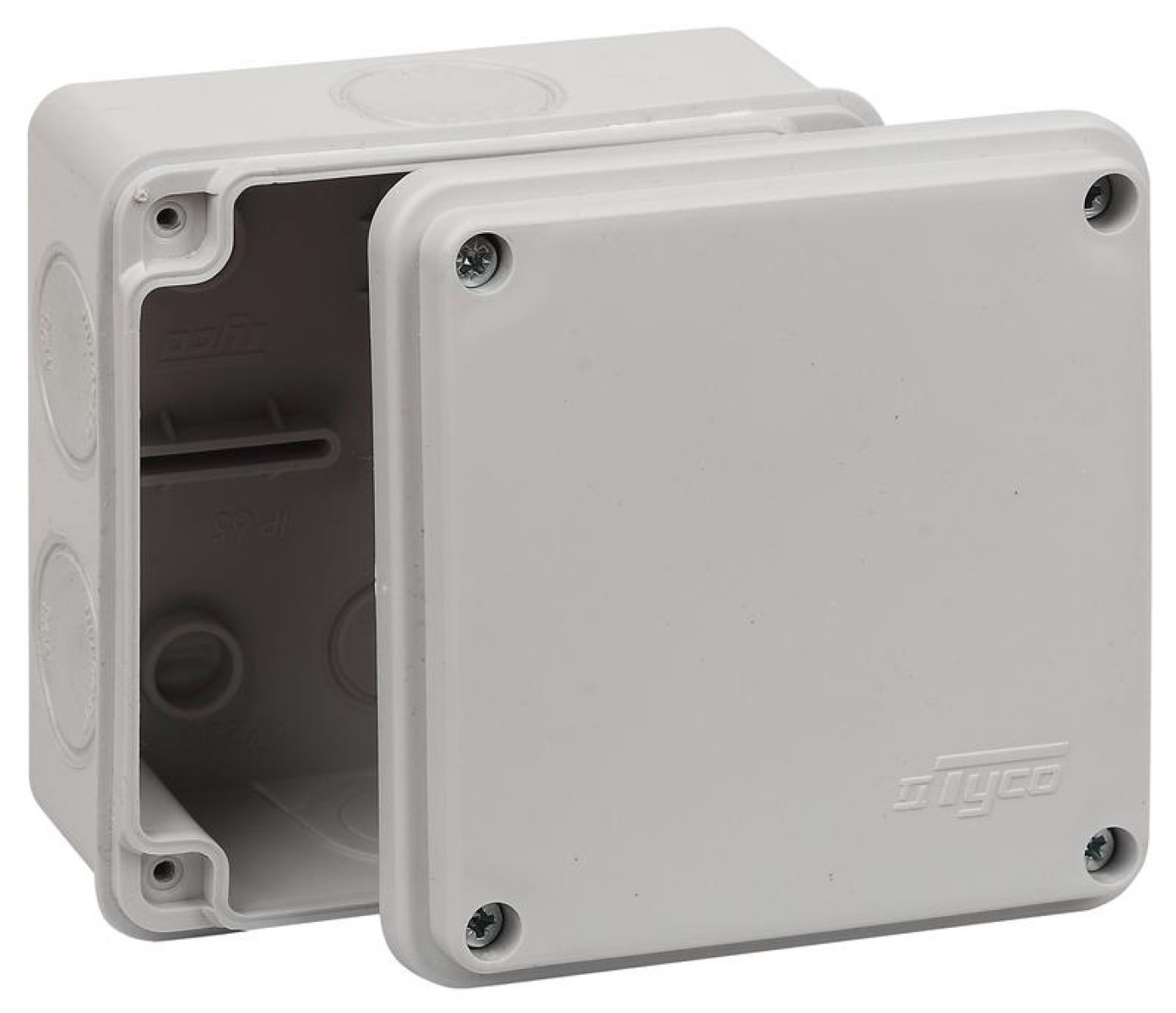 Изображение товара Распределительная коробка Ruvinil 100х100х50мм IP65 для электромонтажа