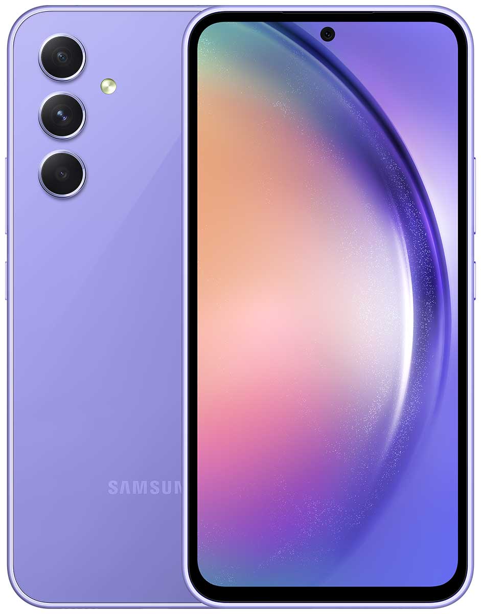 Смартфон Samsung GALAXY A54 5G NFC 8/256GB SM-A546ELVDSKZ AWESOME VIOLET смартфон samsung galaxy a54 5g nfc 8 256gb sm a546elvdskz awesome violet