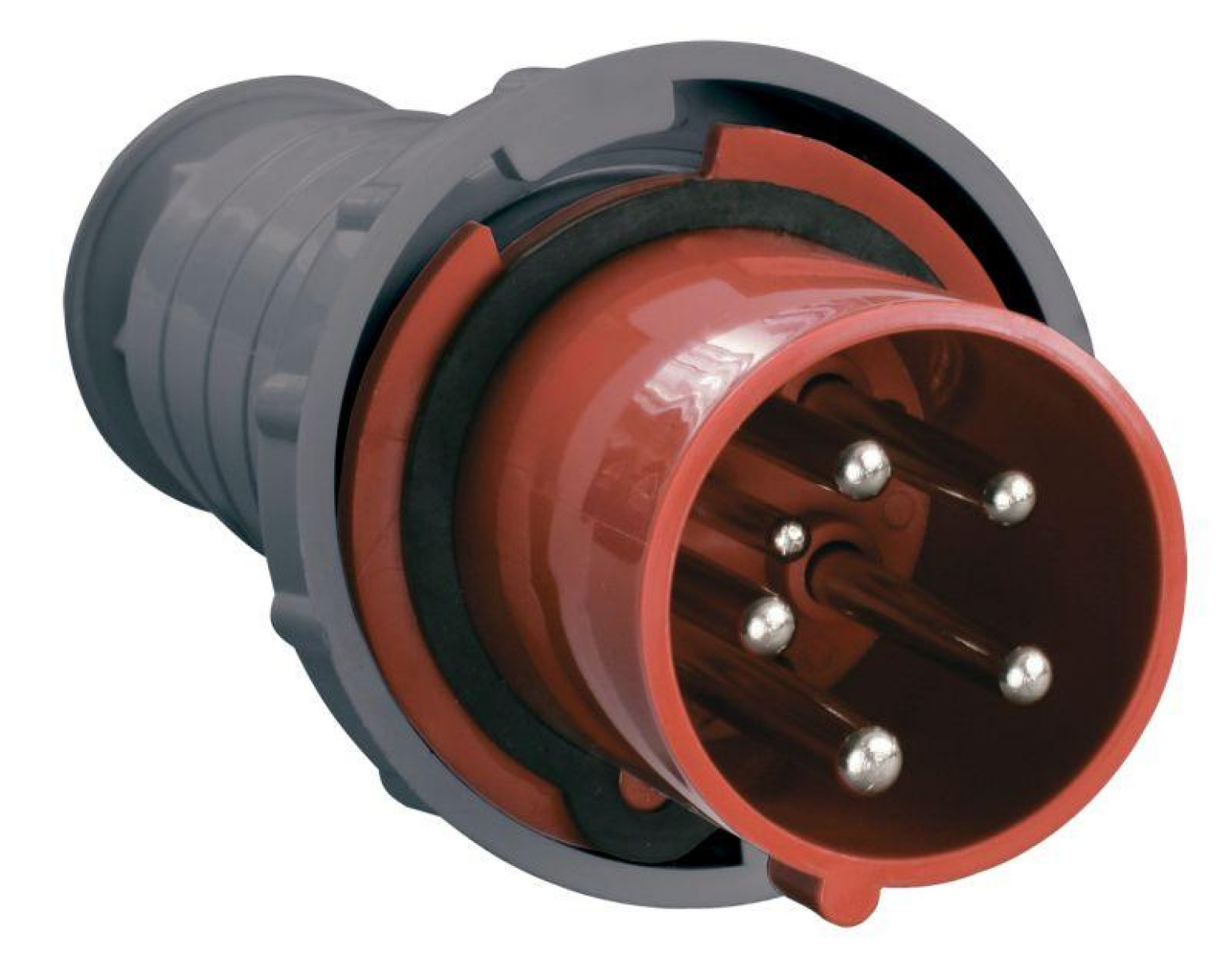 Изображение товара Изделия для электромонтажа IEK Вилка эл. каб. 63А 3P+PE+N 380В IP54 ССИ-035