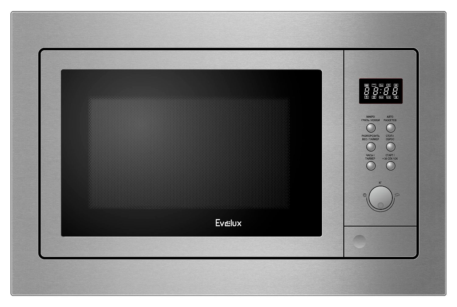 Изображение товара Встраиваемая микроволновая печь СВЧ Evelux MW 25 X с грилем