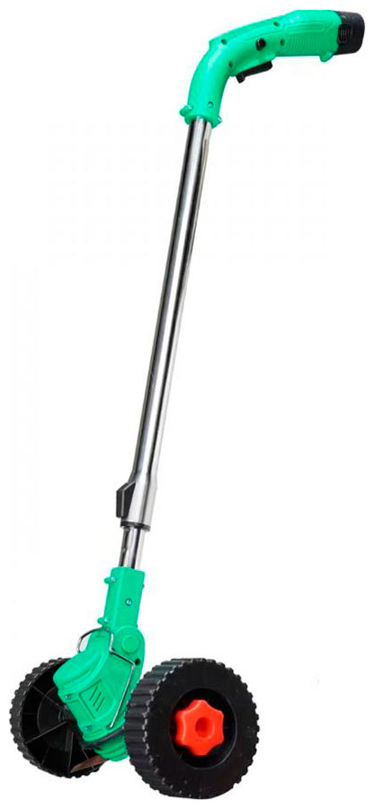 Изображение товара Триммер-газонокосилка аккумуляторный Zitrek GreenCut 12 Pro (12В, Li-ion, аккумулятор 2 шт, колеса) 082-2004, зеленый