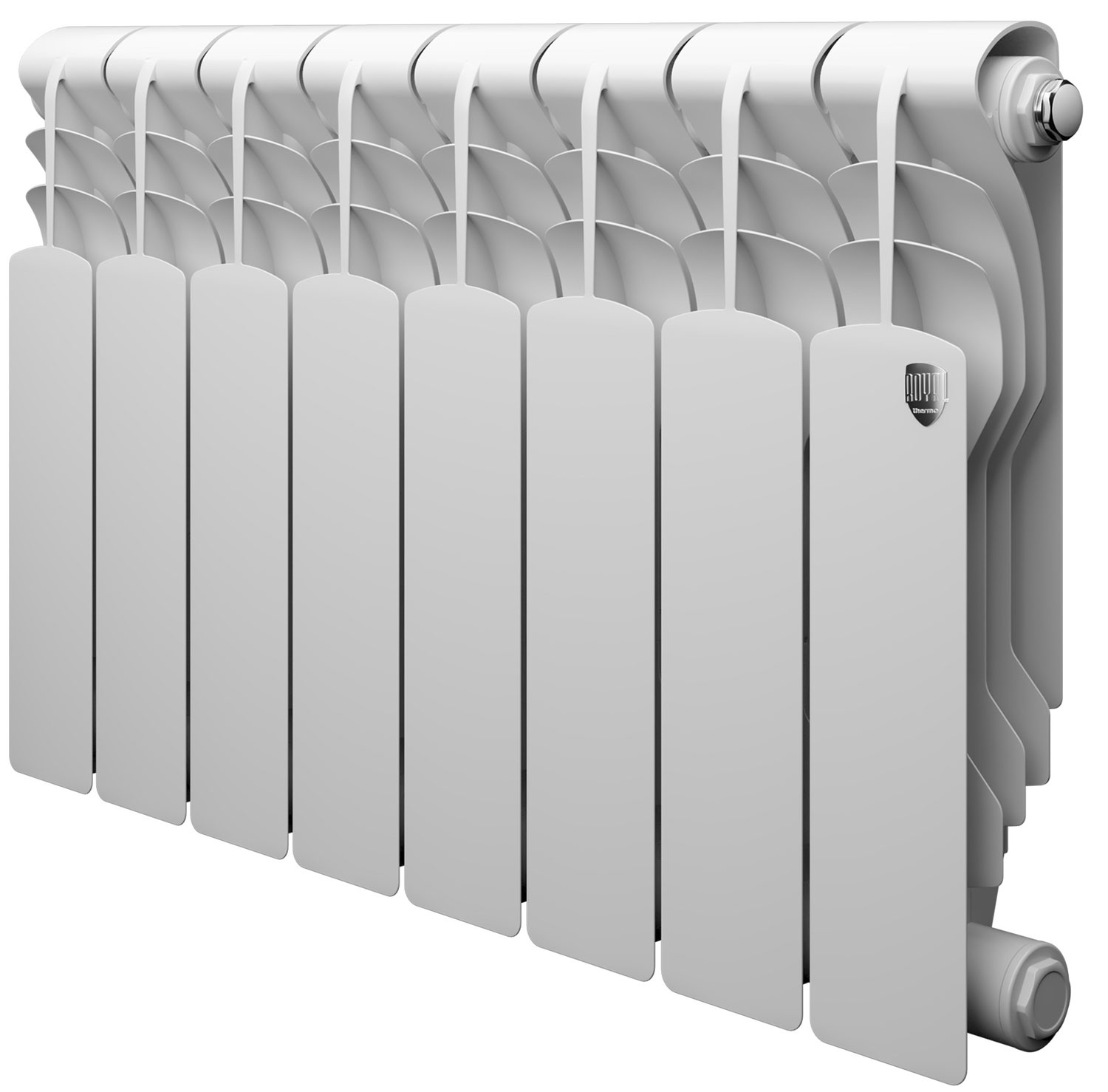 Изображение товара Водяной радиатор отопления Royal Thermo Revolution Bimetall 350 8 секций для дома