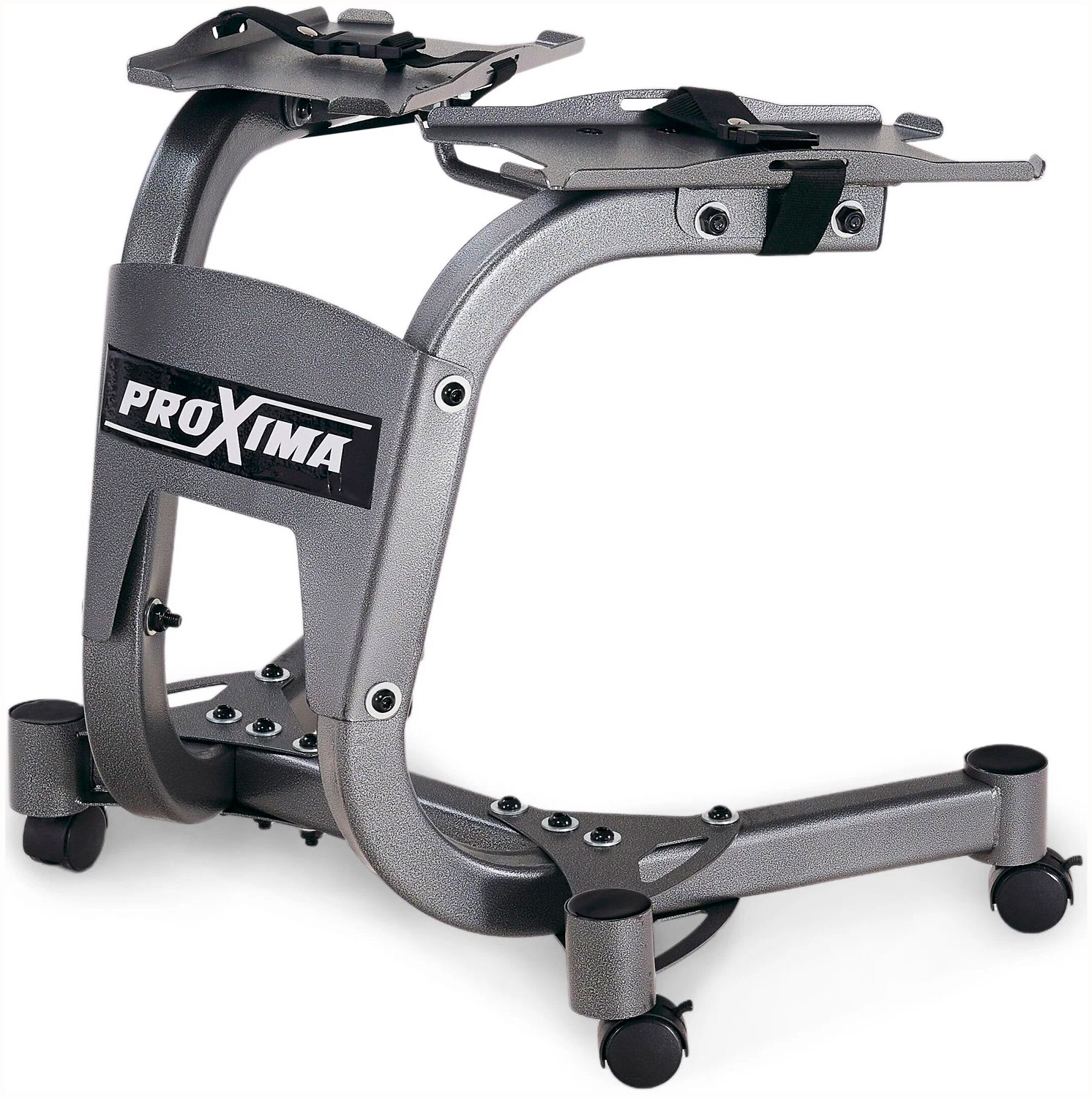 Изображение товара Стойка для гантелей Proxima RK-ADB-552R Gigant металлическая серебряная