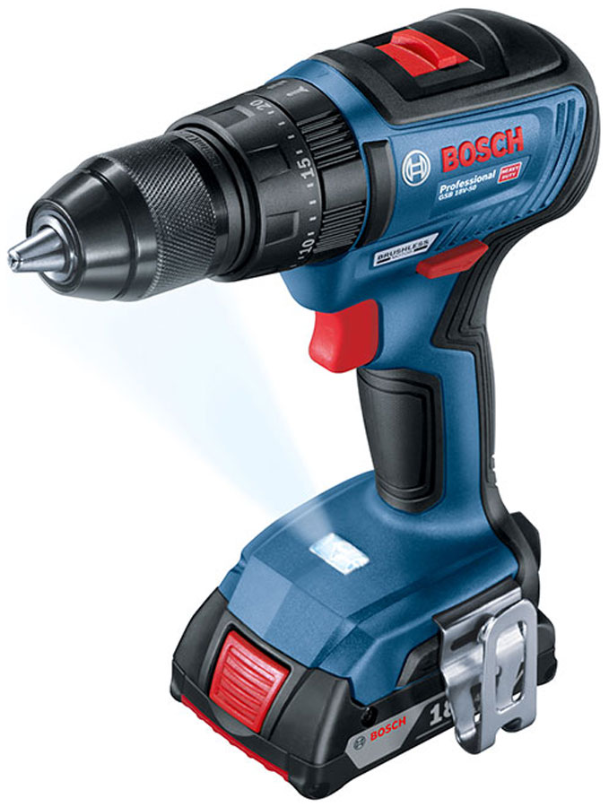 Изображение товара Аккумуляторная дрель-шуруповерт Bosch GSB 18V-50 06019H5120