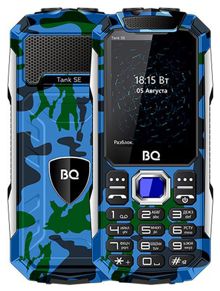 Изображение товара Мобильный телефон BQ-2432 Tank SE военный зелёный с двухсимочным режимом