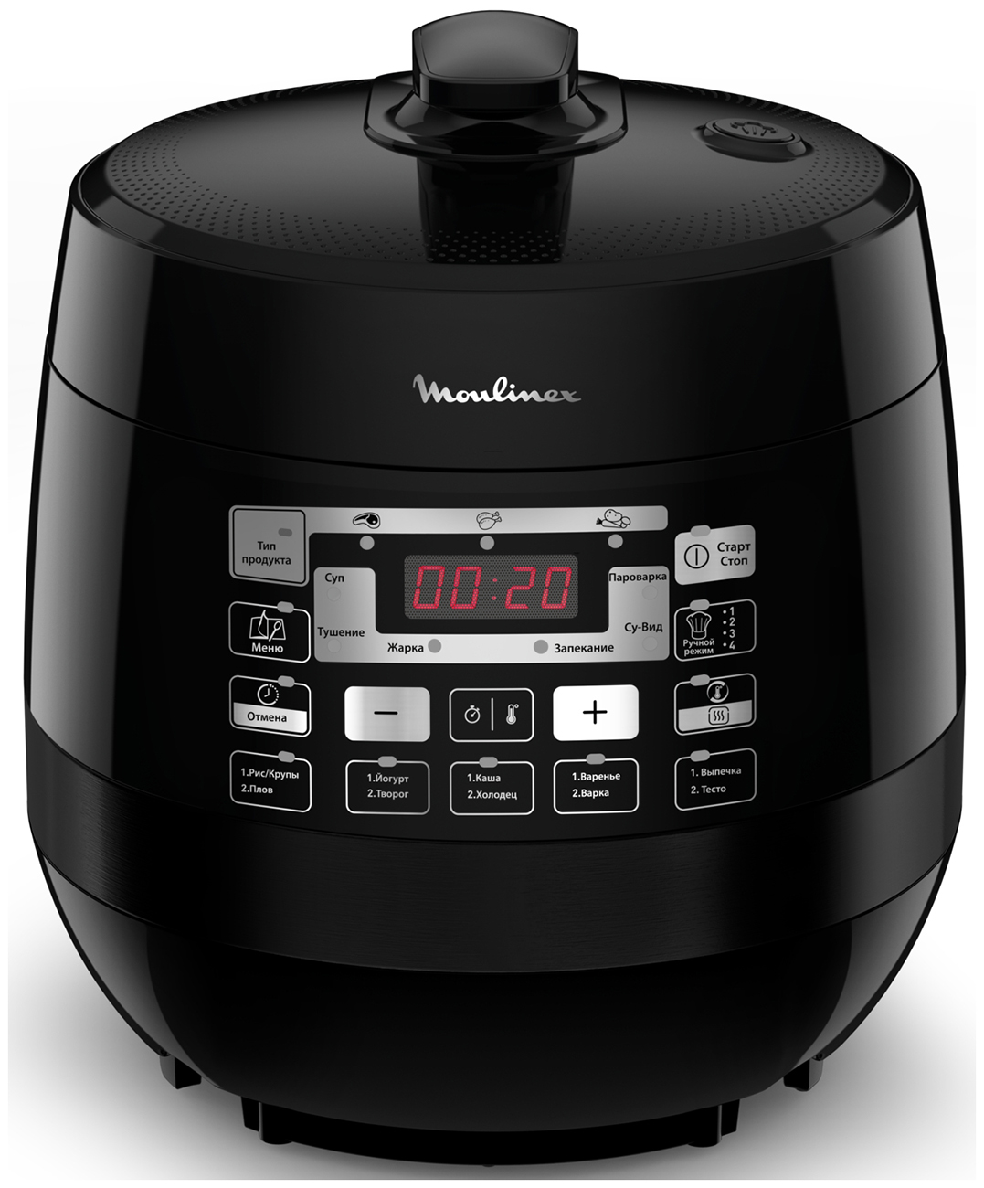 Изображение товара Мультиварка Moulinex Quickchef CE430832, черный