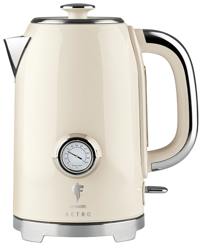 

Чайник электрический Leonord LE-1901/2, RETRO, 1.7 л., бежевый (105840)