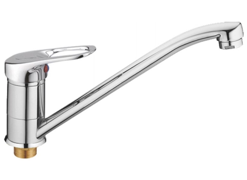 Изображение товара Кухонный смеситель Cron хром CN4937 с поворотным изливом и керамическим картриджем