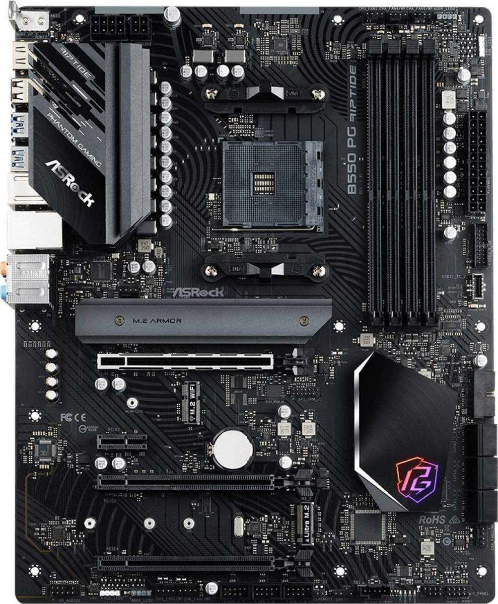 Материнская плата Asrock B550 PG RIPTIDE (AM4, ATX) Материнская плата Asrock B550 PG RIPTIDE (AM4, ATX)