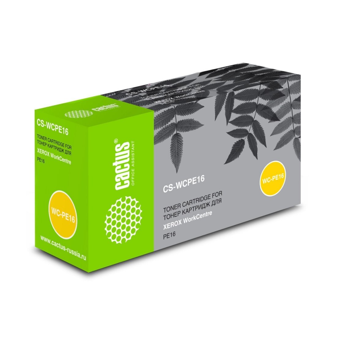 Изображение товара Картридж лазерный Cactus CS-WCPE16 113R00667 для Xerox WorkCentre PE16 черный 3500 страниц