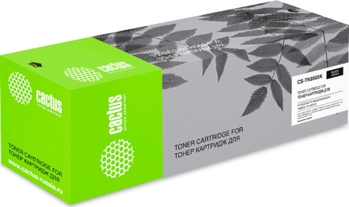 Изображение товара Картридж лазерный Cactus CS-TK8505K черный 30000 страниц для Kyocera