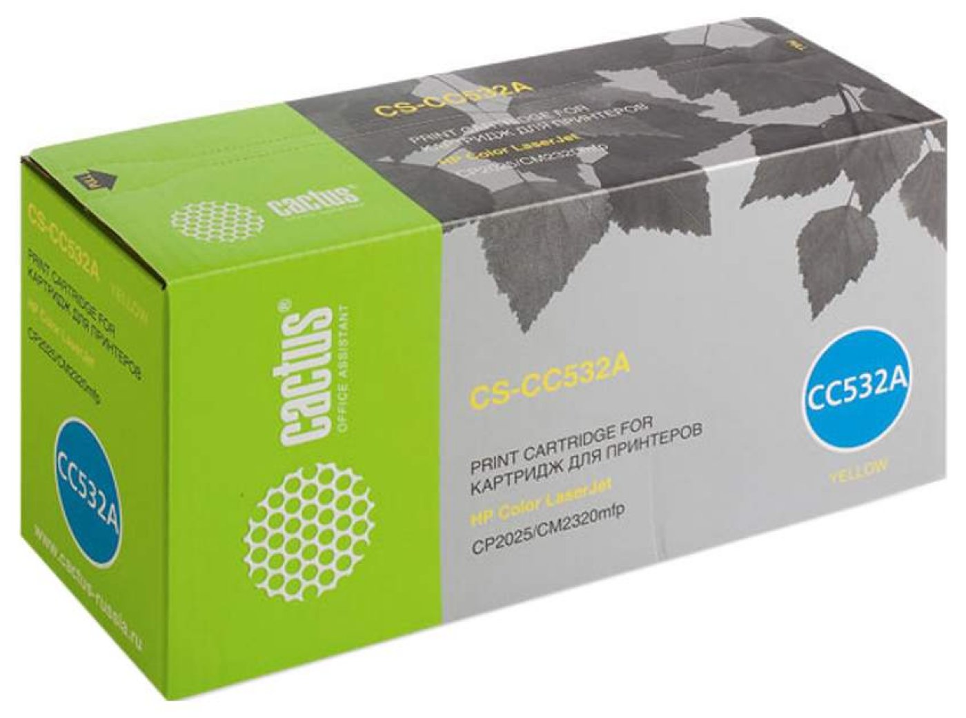 Изображение товара Картридж лазерный Cactus CS-CC532A желтый для HP