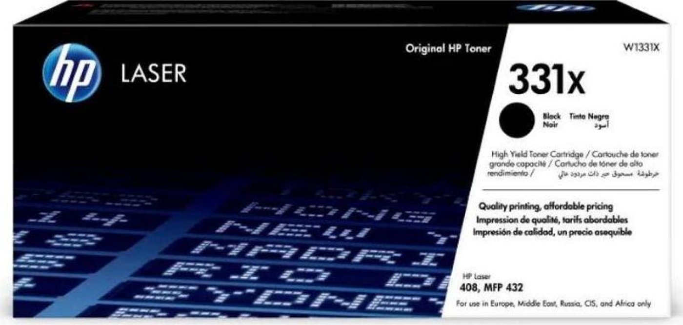 Изображение товара Картридж лазерный HP 331X W1331X черный (15000стр.) для Laser 408dn/MFP 432fdn