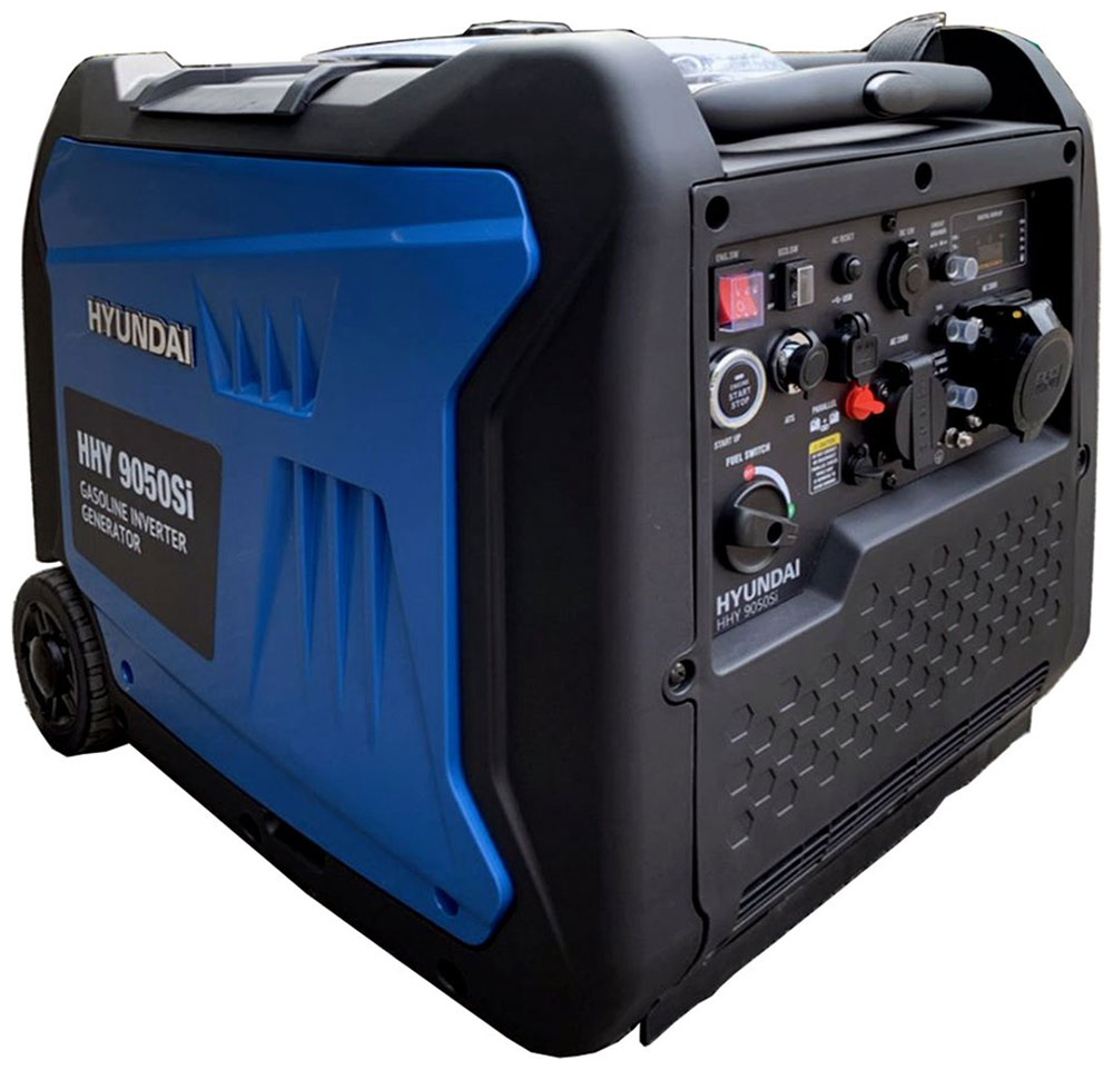 Изображение товара Портативный инверторный генератор Hyundai HHY 9050Si, 6.3 кВт с USB и пультом