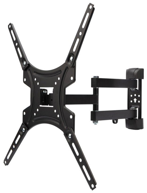 Изображение товара Кронштейн для телевизора Rexant наклонно-поворотный, 2 колена (38-0080)