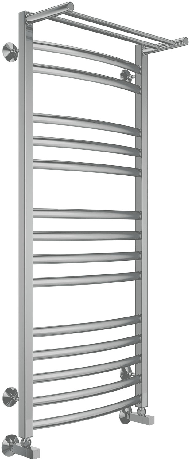 Изображение товара Полотенцесушитель водяной Terminus Енисей П15 1200х530 мм с полкой нержавеющая сталь