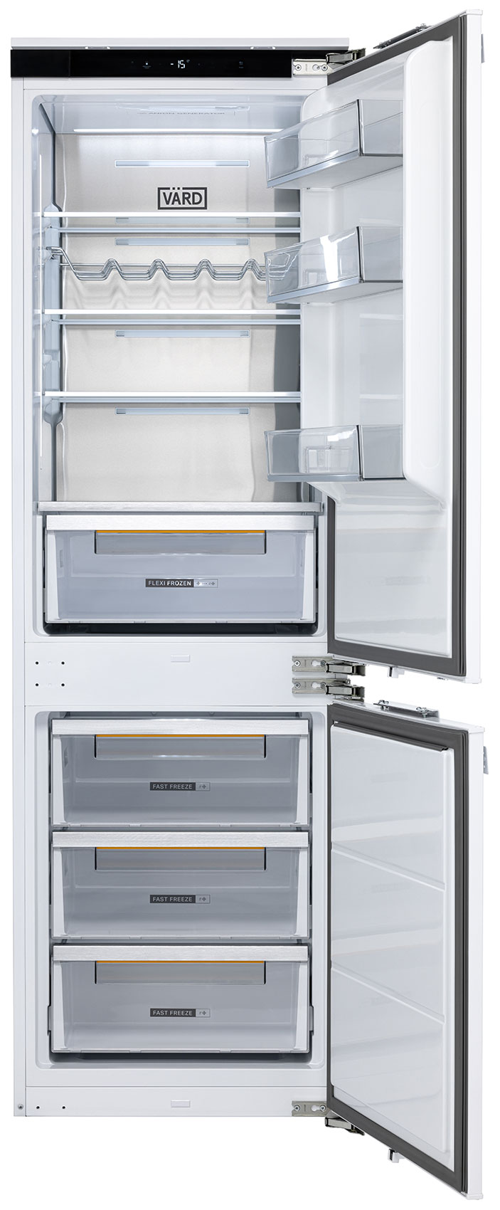 Изображение товара Встраиваемый холодильник Vard VIC177NI с зоной свежести и инвертором