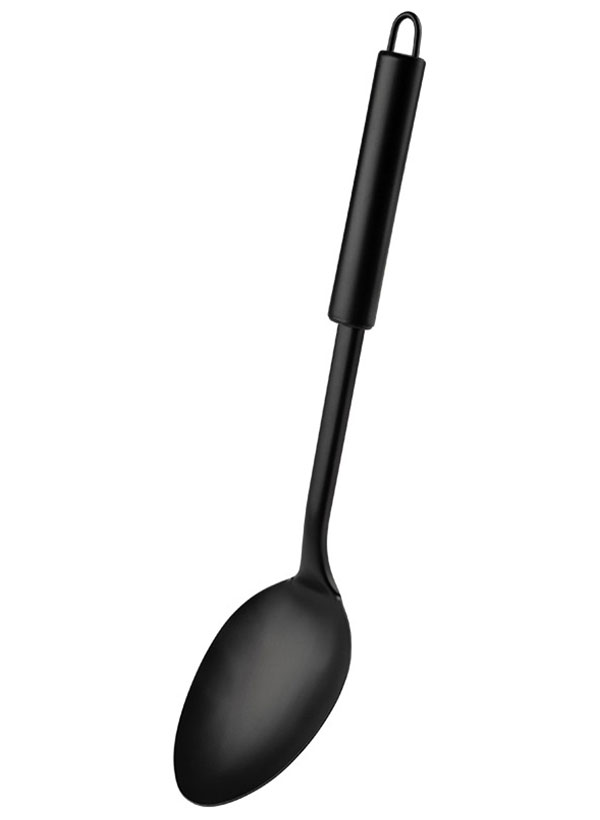 Изображение товара Ложка Mallony CLASSICO NERO, из нержавеющей стали, черная, non-stick (105271)