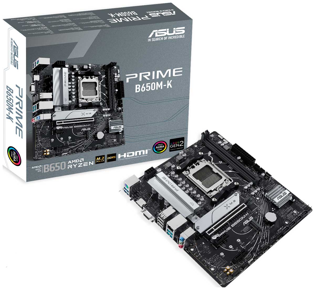 Изображение товара Материнская плата Asus PRIME B650M-K AMD AM5 MicroATX