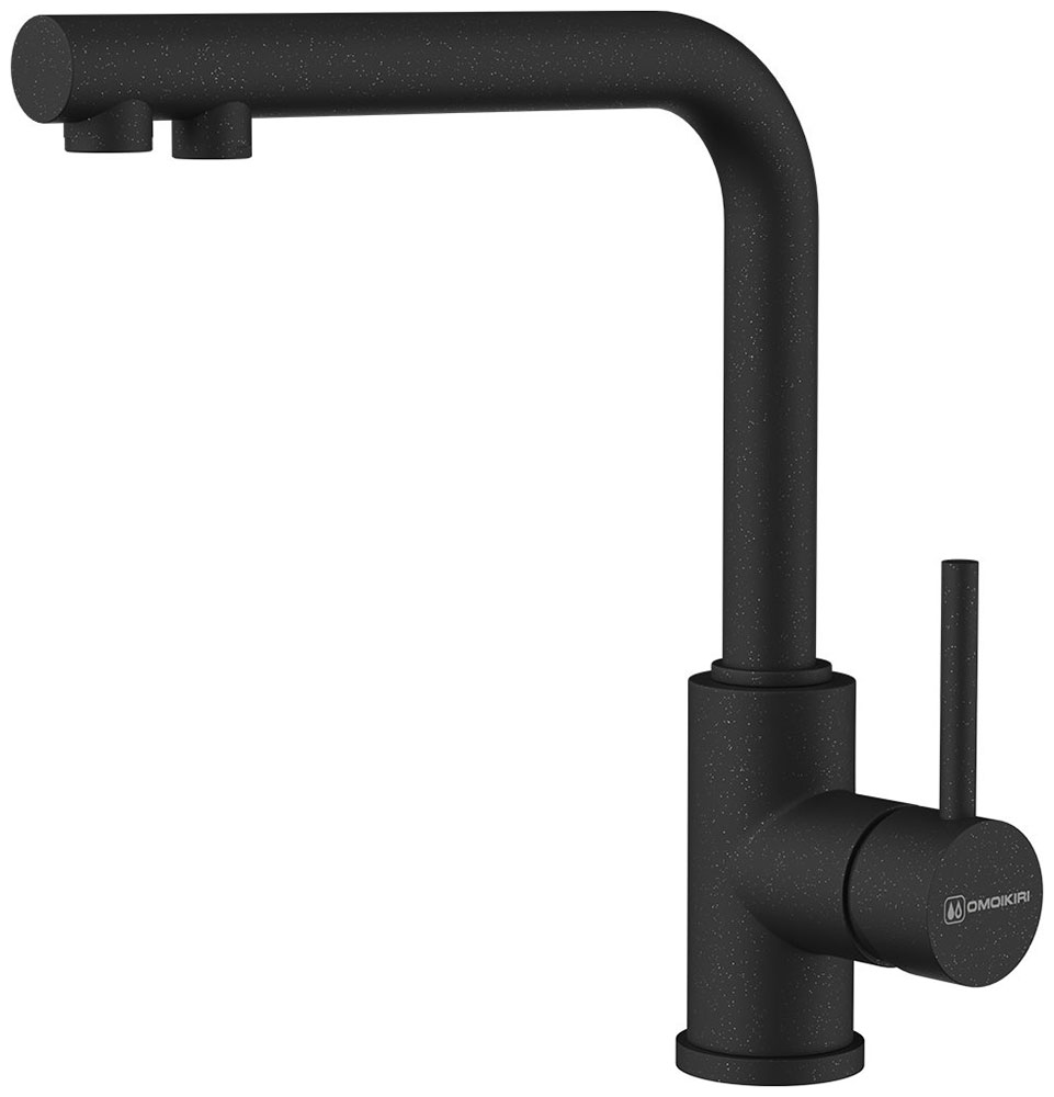 Изображение товара Кухонный смеситель Omoikiri Nakagawa 2 Plus-BL латунь/черный (4994414) Изображение товара Кухонный смеситель Omoikiri Nakagawa 2 Plus-BL латунь/черный (4994414)