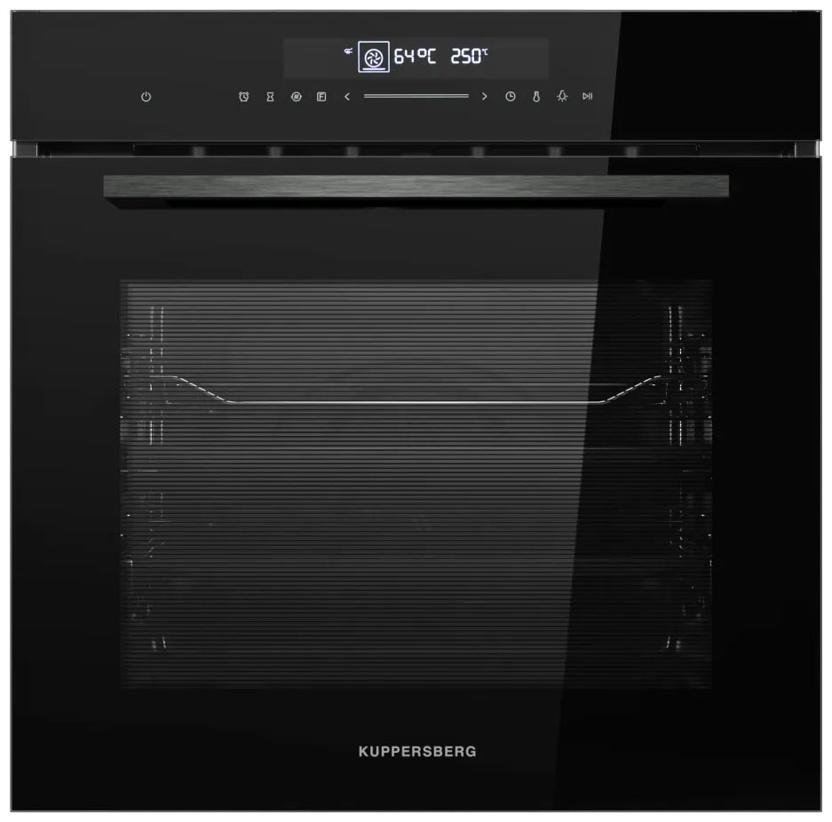 Изображение товара Электрический духовой шкаф Kuppersberg HT 613 Black 72л 12 режимов с конвекцией