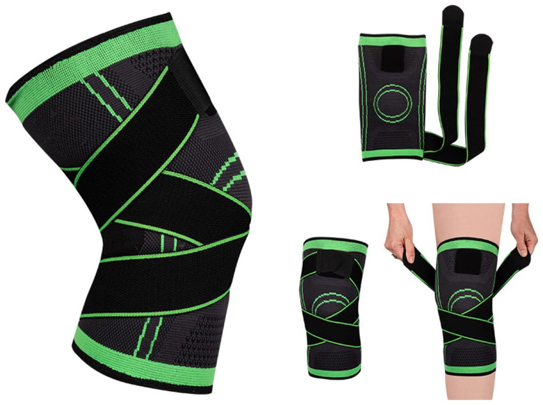 Изображение товара Универсальный наколенник-суппорт Ecos защитный L для поддержки колена