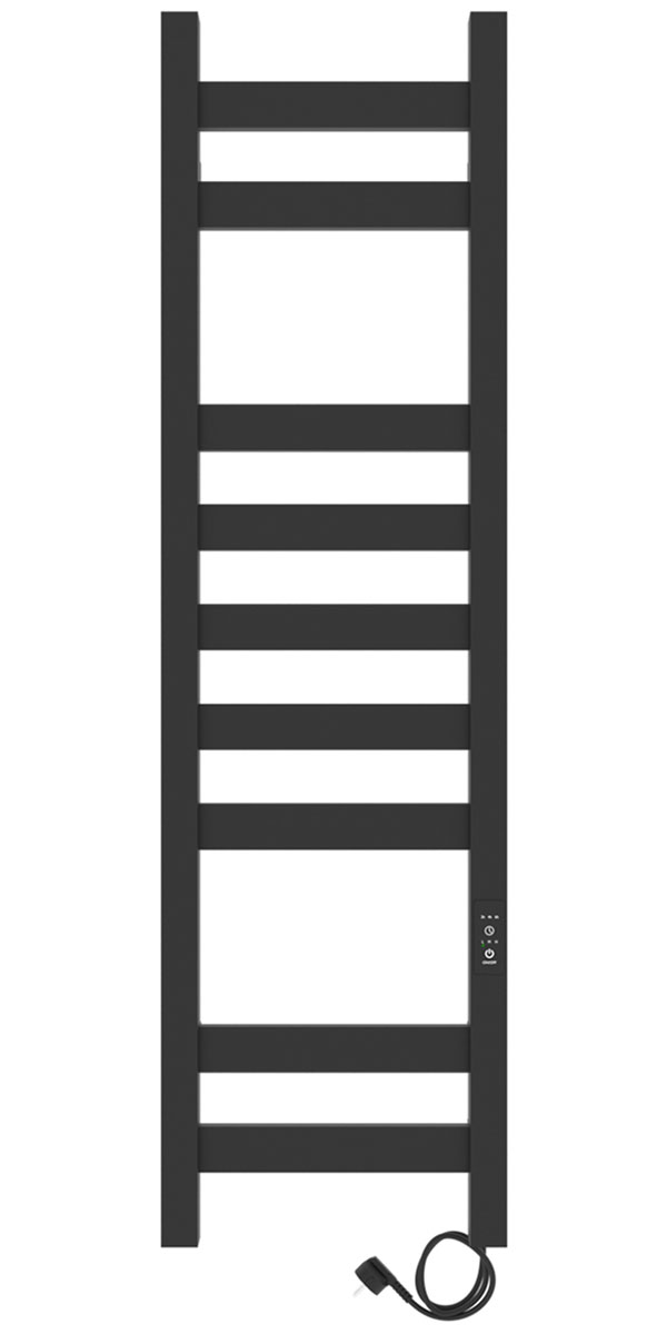 Изображение товара Полотенцесушитель электрический Laris Флавиа, ЧКЧ, П9, 200х800, черный муар, правое подключение (73207659)