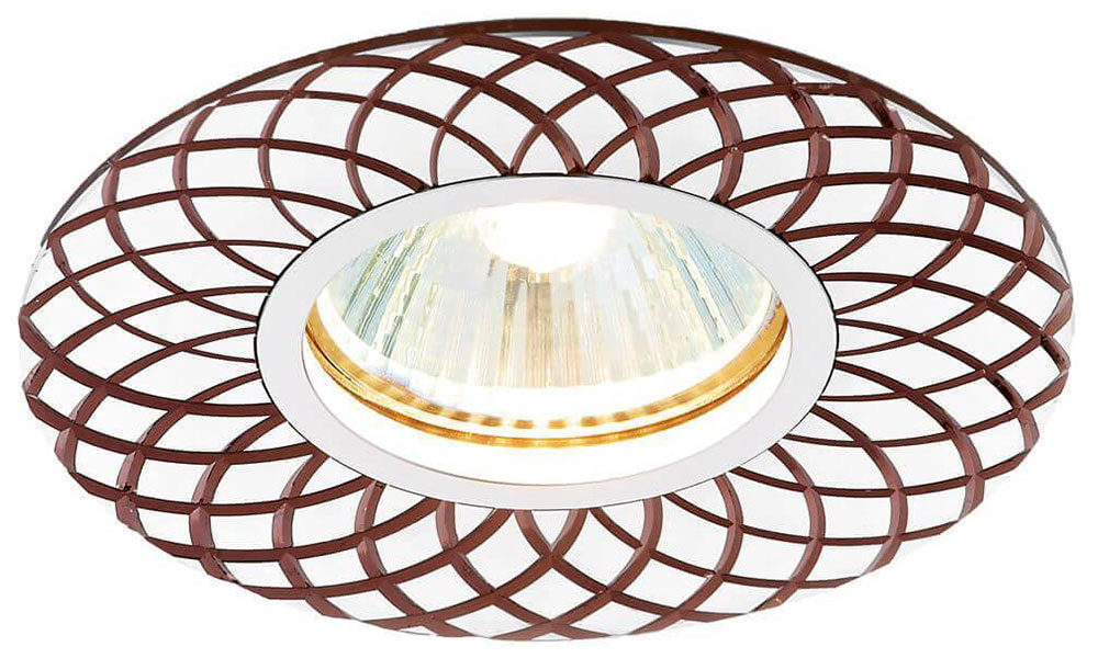 Изображение товара Встраиваемый светильник Ambrella Light Classic A815 AL/BR для спальни с LED лампой 10 Вт