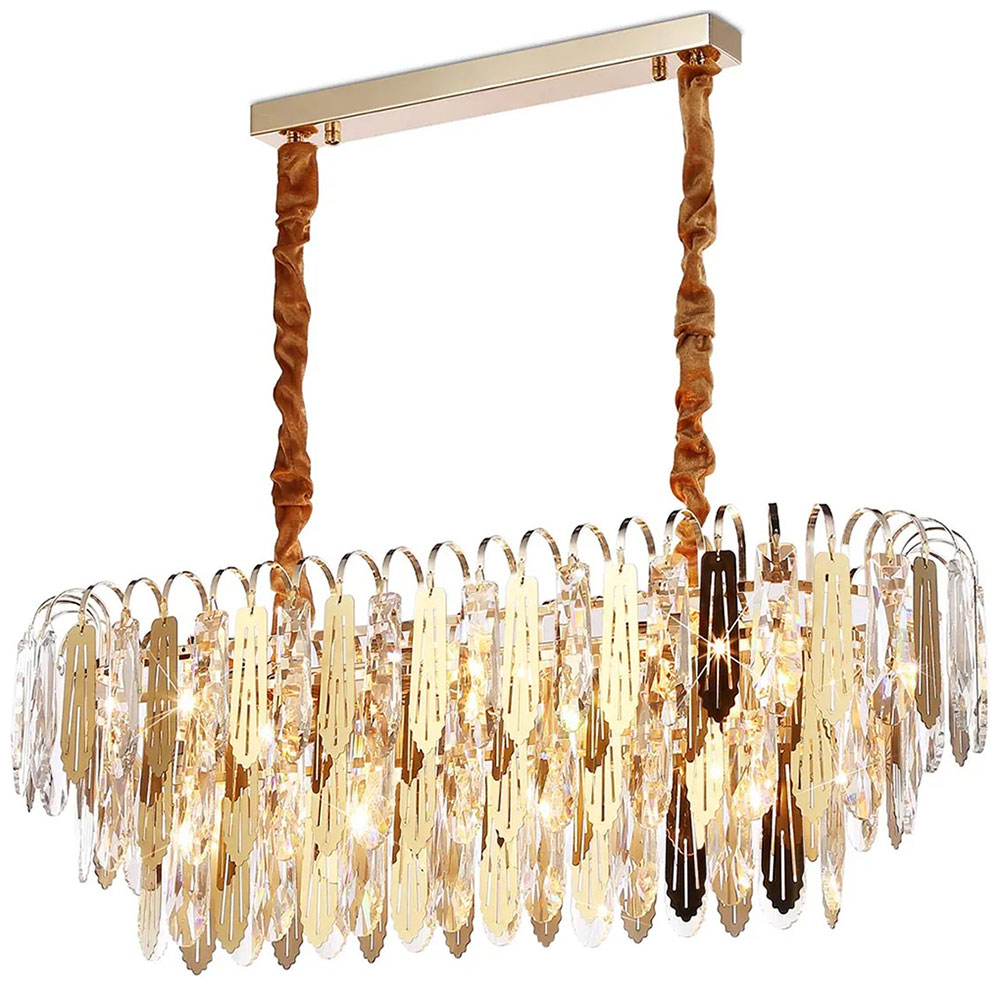 Изображение товара Подвесная люстра Ambrella Light Traditional TR5260 для гостиной 10 ламп IP20 золотая